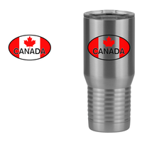 Thumbnail for Euro Oval Tall Travel Tumbler (20 oz) - Canada - Design View