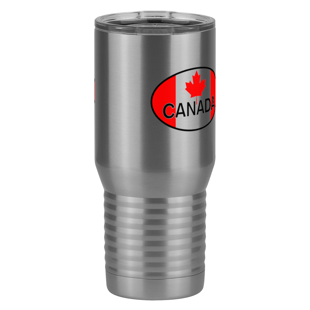 Euro Oval Tall Travel Tumbler (20 oz) - Canada - Front Right View