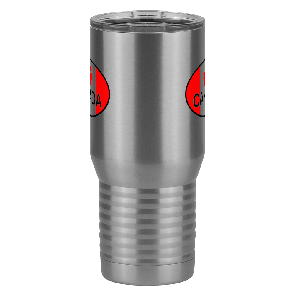 Euro Oval Tall Travel Tumbler (20 oz) - Canada - Front View