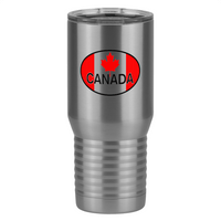 Thumbnail for Euro Oval Tall Travel Tumbler (20 oz) - Canada - Left View