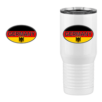 Thumbnail for Euro Oval Tall Travel Tumbler (20 oz) - Germany - Design View