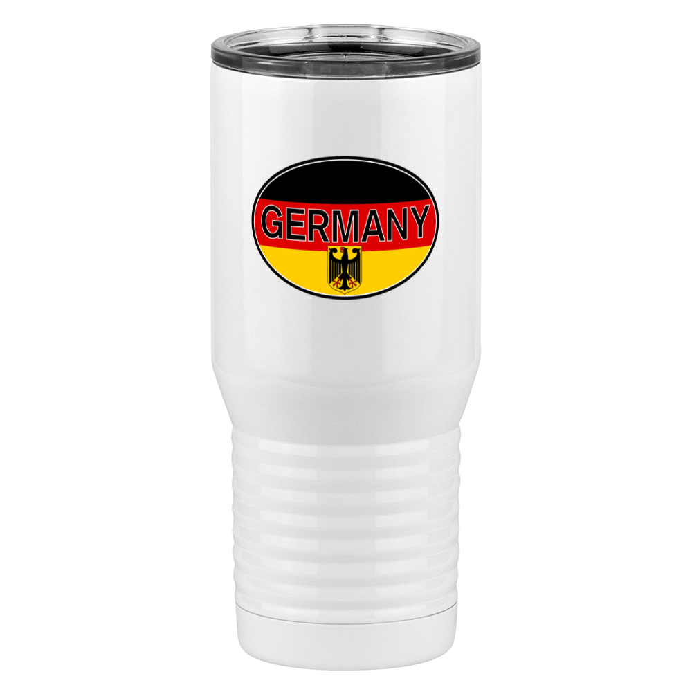 Euro Oval Tall Travel Tumbler (20 oz) - Germany - Left View