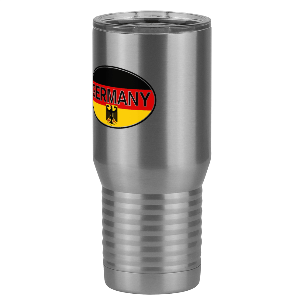 Euro Oval Tall Travel Tumbler (20 oz) - Germany - Front Left View