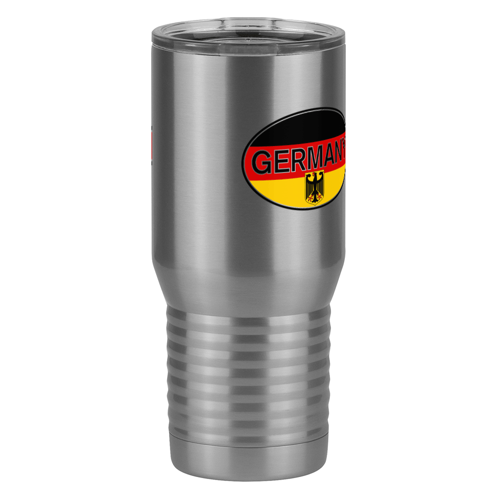 Euro Oval Tall Travel Tumbler (20 oz) - Germany - Front Right View
