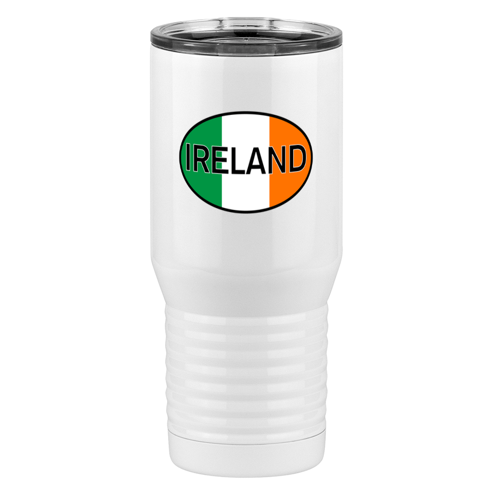 Euro Oval Tall Travel Tumbler (20 oz) - Ireland - Left View