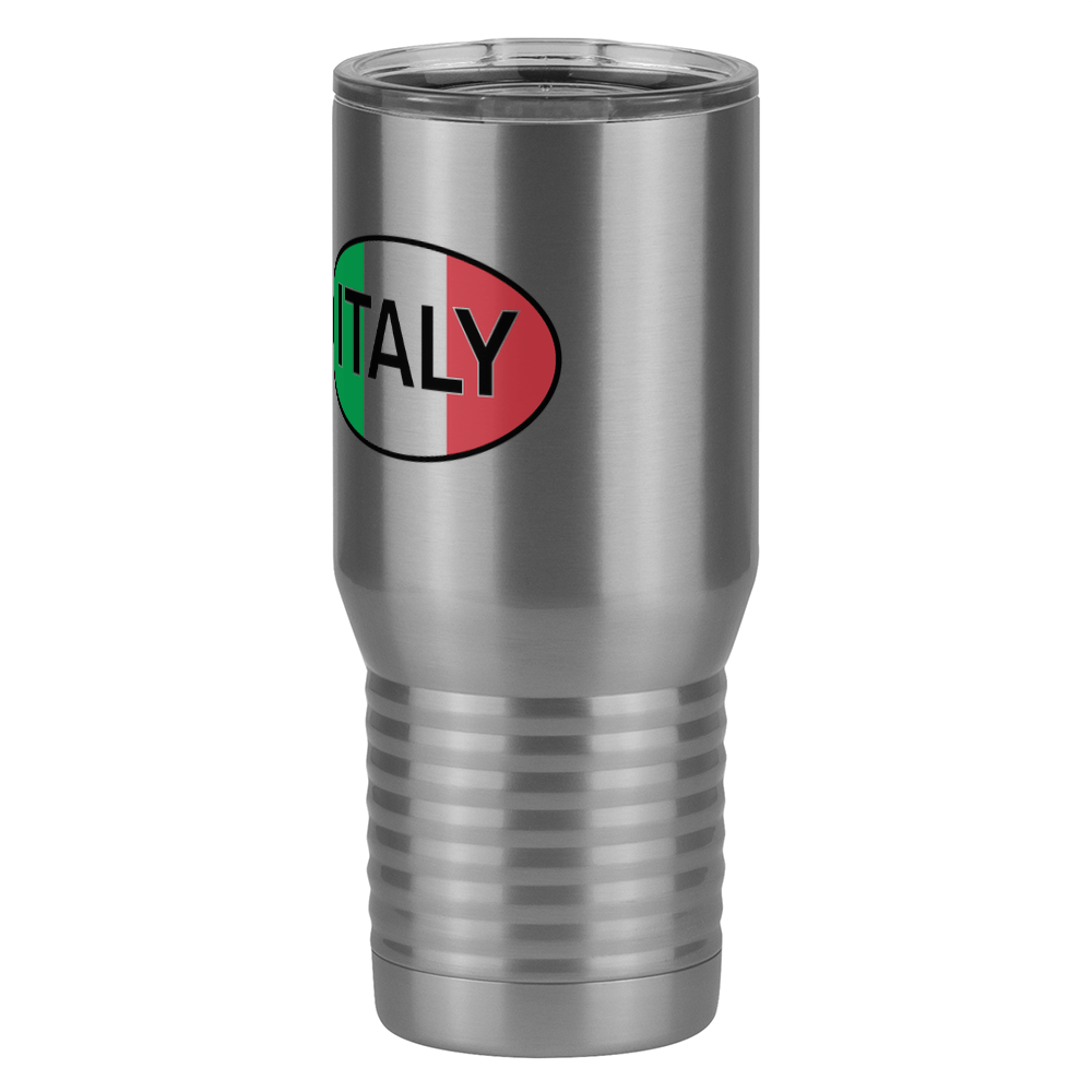 Euro Oval Tall Travel Tumbler (20 oz) - Italy - Front Left View