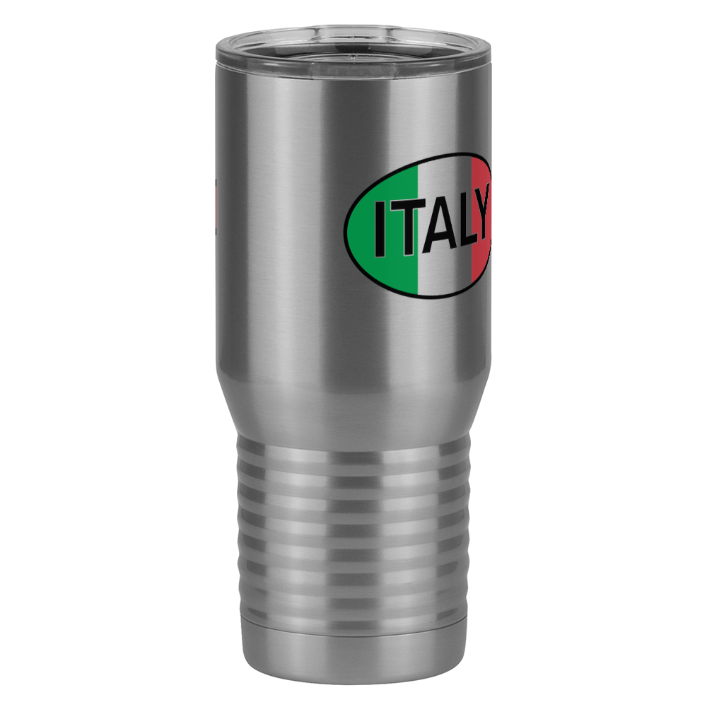 Euro Oval Tall Travel Tumbler (20 oz) - Italy - Front Right View