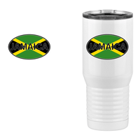 Thumbnail for Euro Oval Tall Travel Tumbler (20 oz) - Jamaica - Design View