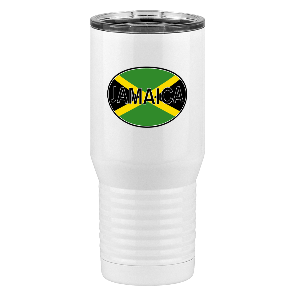 Euro Oval Tall Travel Tumbler (20 oz) - Jamaica - Left View