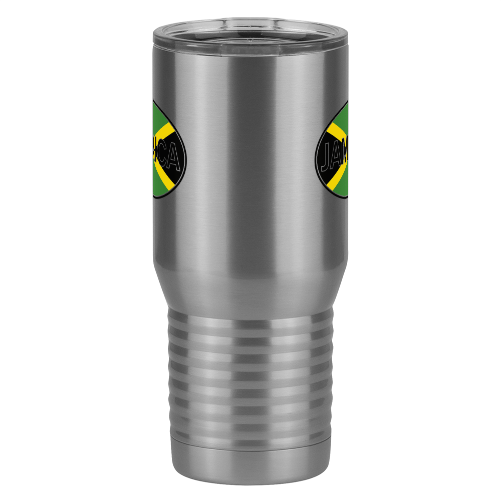 Euro Oval Tall Travel Tumbler (20 oz) - Jamaica - Front View