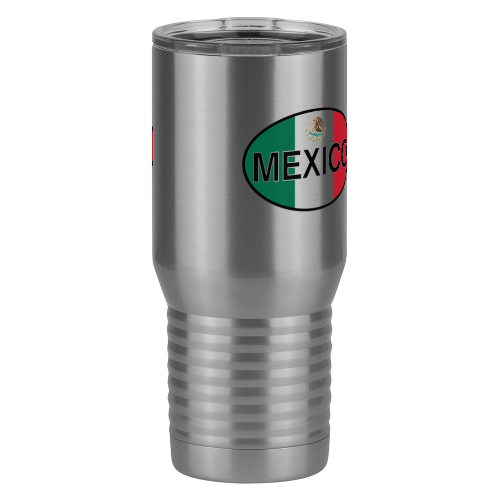 Euro Oval Tall Travel Tumbler (20 oz) - Mexico - Front Right View