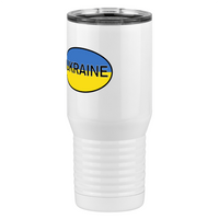 Thumbnail for Euro Oval Tall Travel Tumbler (20 oz) - Ukraine - Front Left View