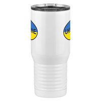 Thumbnail for Euro Oval Tall Travel Tumbler (20 oz) - Ukraine - Front View
