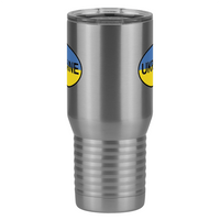 Thumbnail for Euro Oval Tall Travel Tumbler (20 oz) - Ukraine - Front View