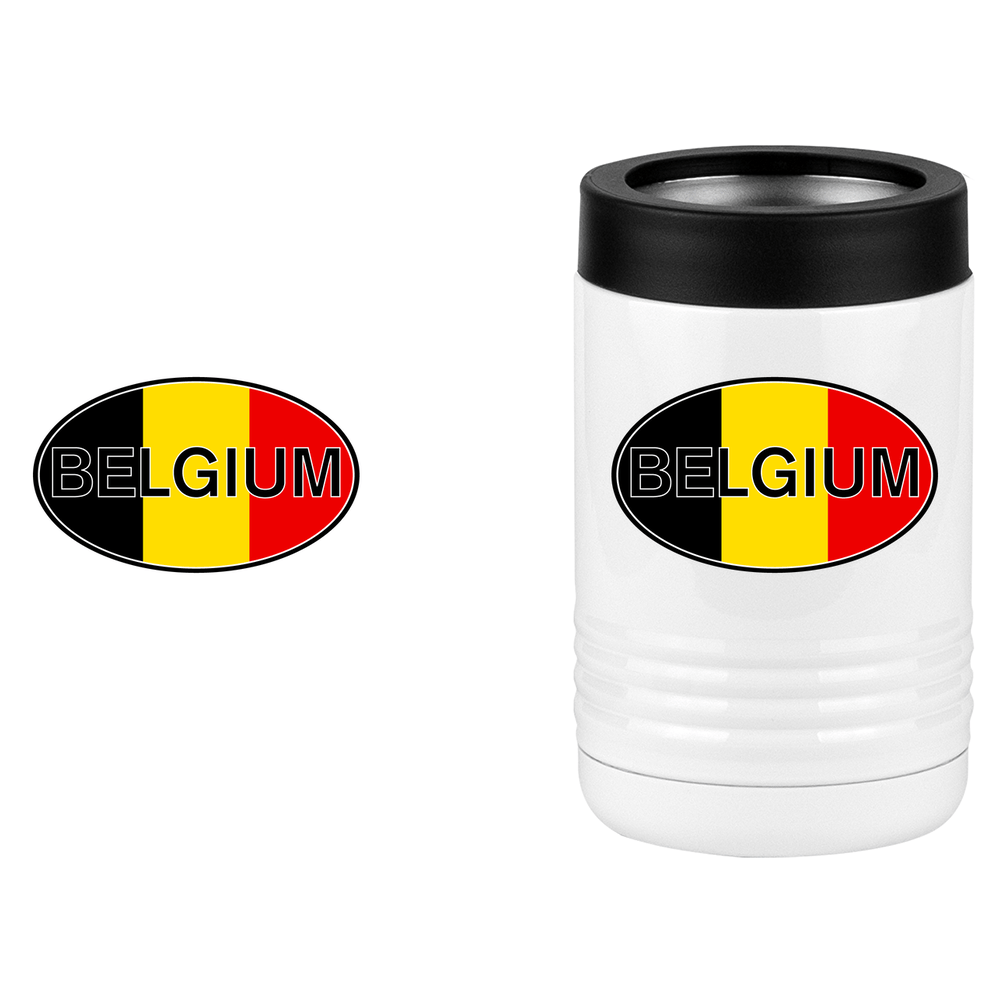 Euro Oval Beverage Holder - Belgium - Design View