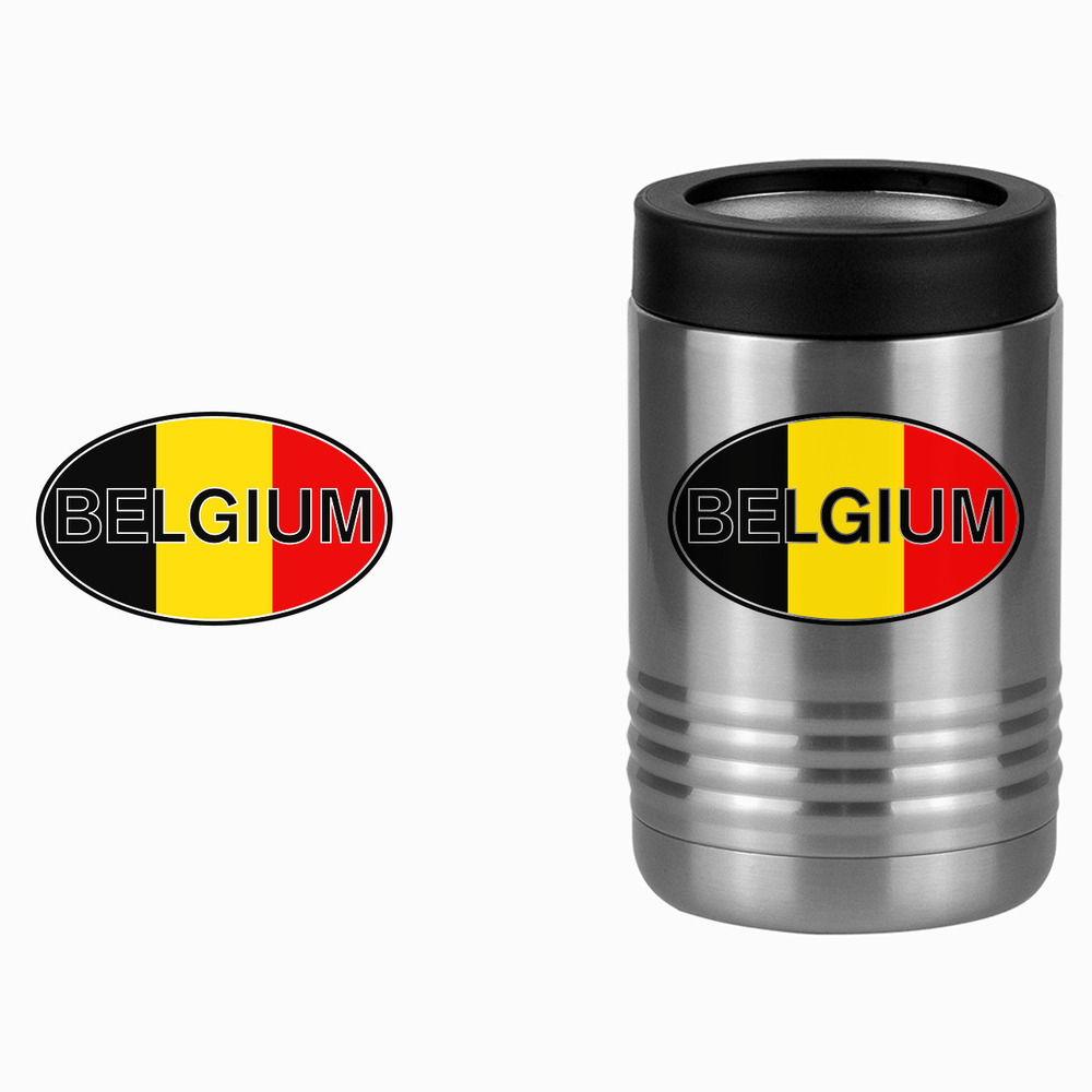Euro Oval Beverage Holder - Belgium - Design View