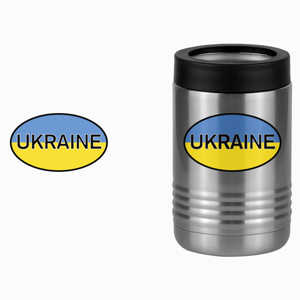 Euro Oval Beverage Holder - Ukraine - Design View