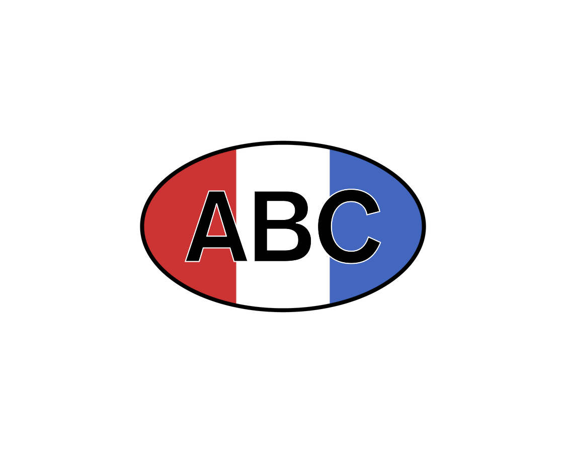 Personalized Euro Oval Water Bottle (30 oz) - Vertical Stripes - Graphic View