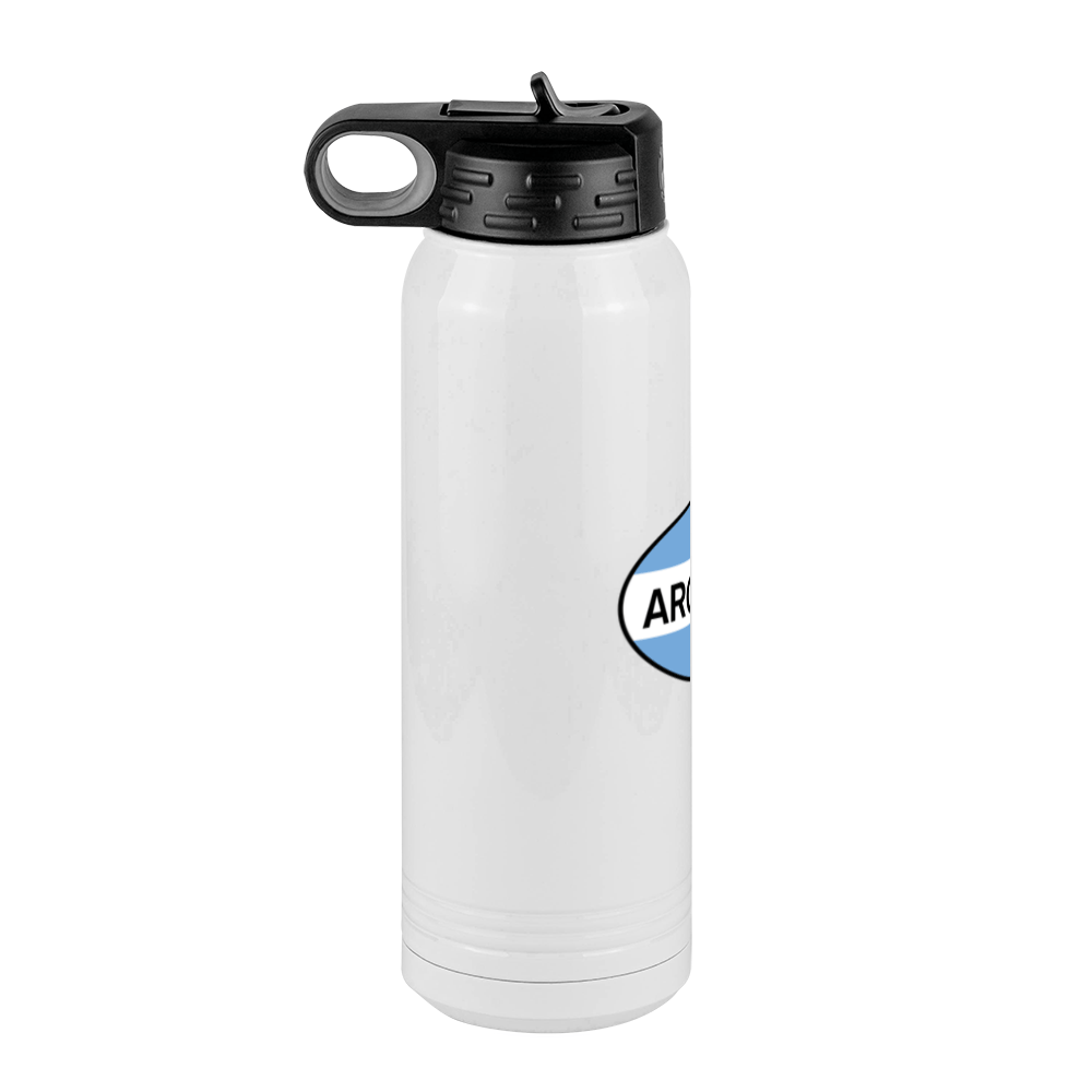 Euro Oval Water Bottle (30 oz) - Argentina - Left View