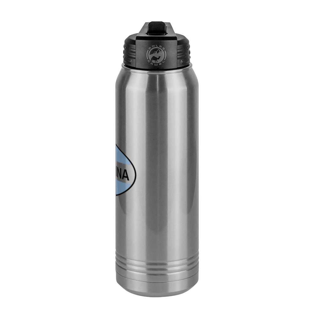 Euro Oval Water Bottle (30 oz) - Argentina - Right View