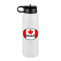 Thumbnail for Euro Oval Water Bottle (30 oz) - Canada - Front View