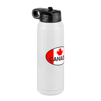 Thumbnail for Euro Oval Water Bottle (30 oz) - Canada - Front Left View