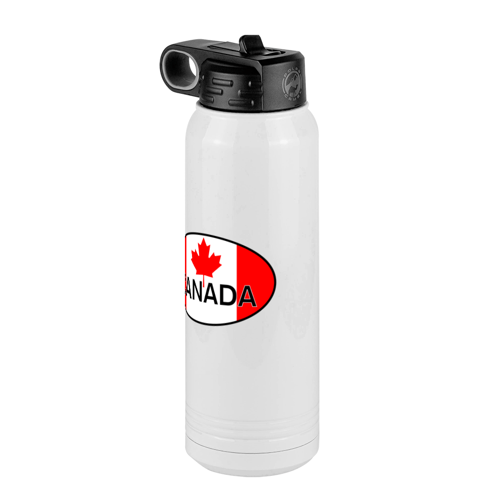 Euro Oval Water Bottle (30 oz) - Canada - Front Right View