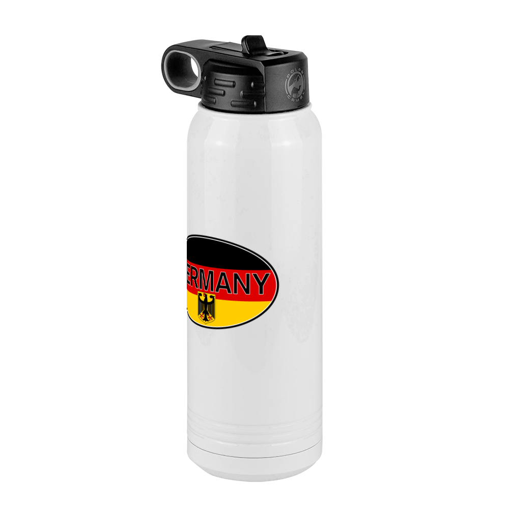 Euro Oval Water Bottle (30 oz) - Germany - Front Right View