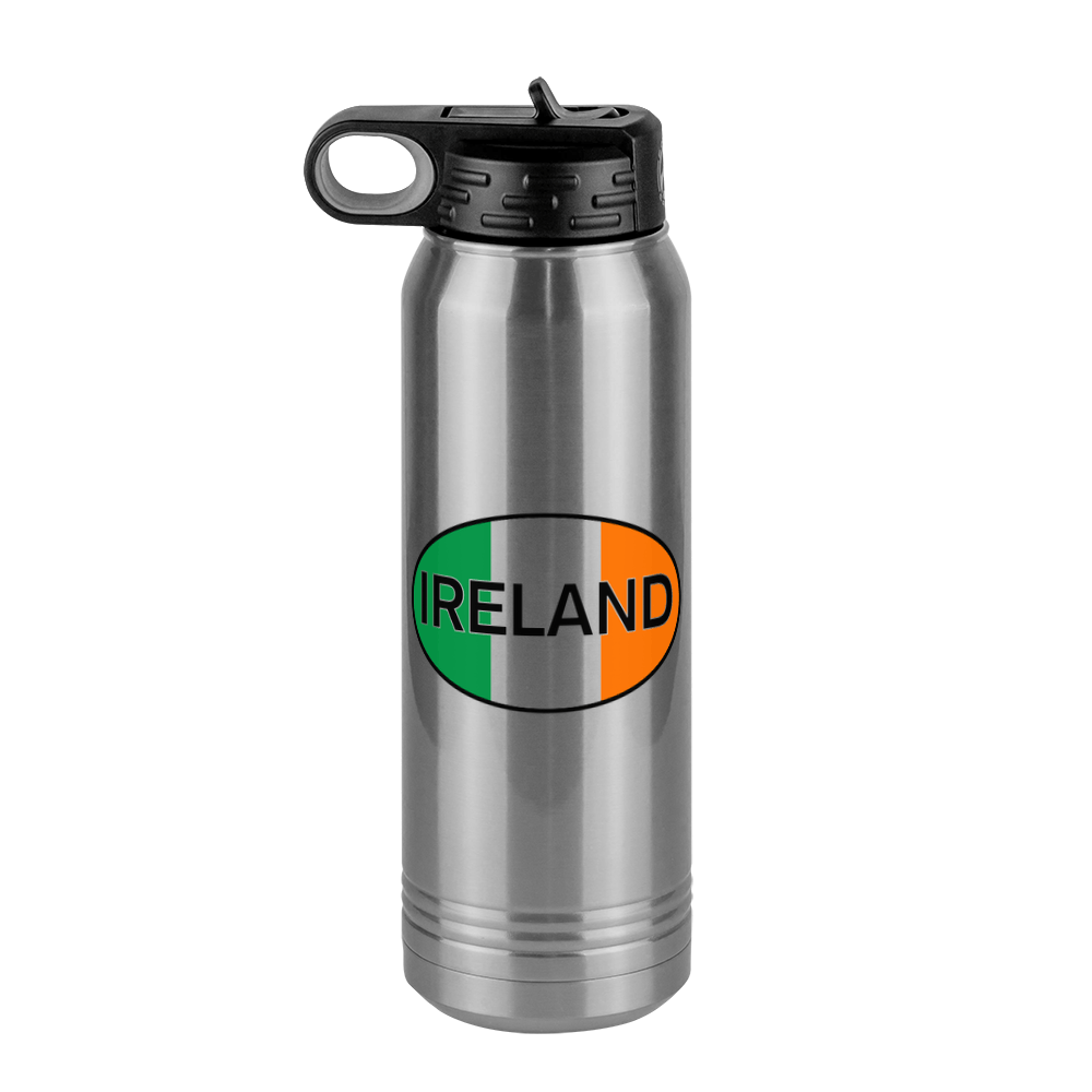 Euro Oval Water Bottle (30 oz) - Ireland - Front View