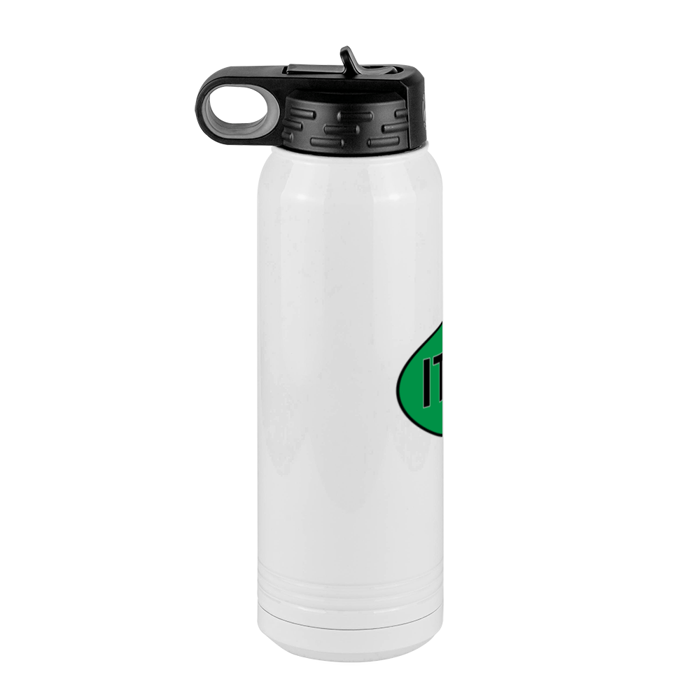 Euro Oval Water Bottle (30 oz) - Italy - Left View
