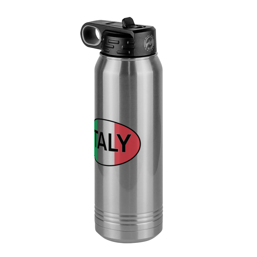 Euro Oval Water Bottle (30 oz) - Italy - Front Right View