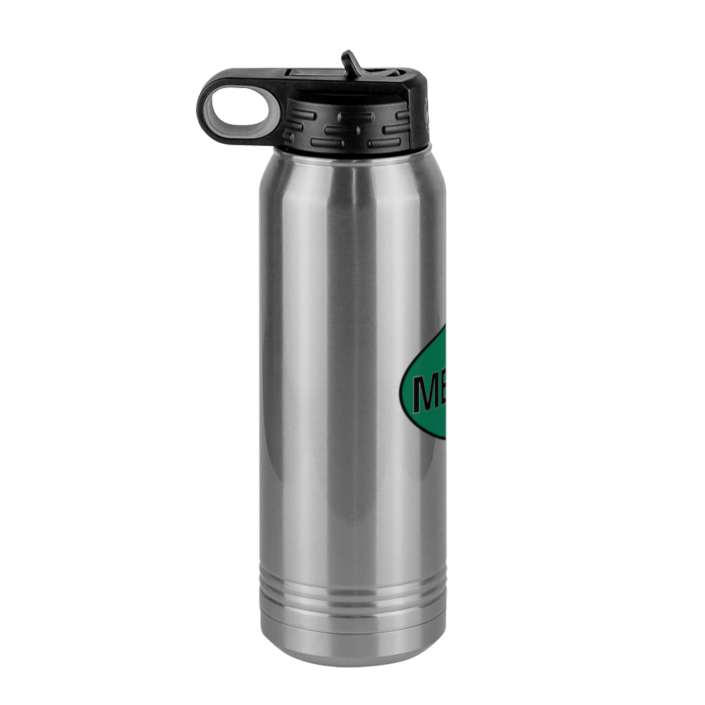 Euro Oval Water Bottle (30 oz) - Mexico - Left View