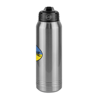 Thumbnail for Euro Oval Water Bottle (30 oz) - Ukraine - Right View