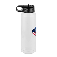 Thumbnail for Euro Oval Water Bottle (30 oz) - United States - Left View