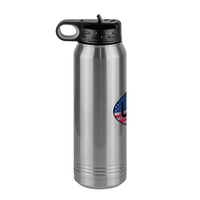 Thumbnail for Euro Oval Water Bottle (30 oz) - United States - Left View
