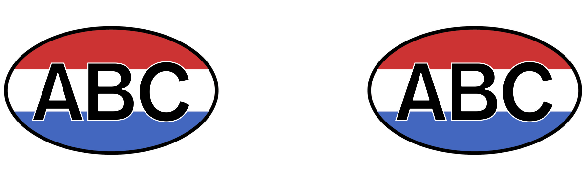 Personalized Euro Oval Pilsner Tumbler (14 oz) - Horizontal Stripes - Graphic View