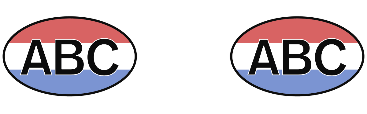 Personalized Euro Oval Pilsner Tumbler (14 oz) - Horizontal Stripes - Graphic View