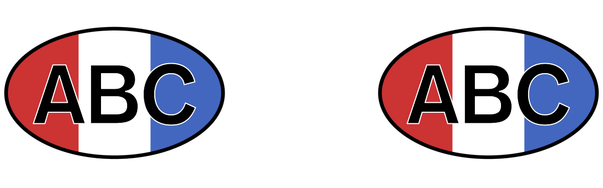 Personalized Euro Oval Pilsner Tumbler (14 oz) - Vertical Stripes - Graphic View