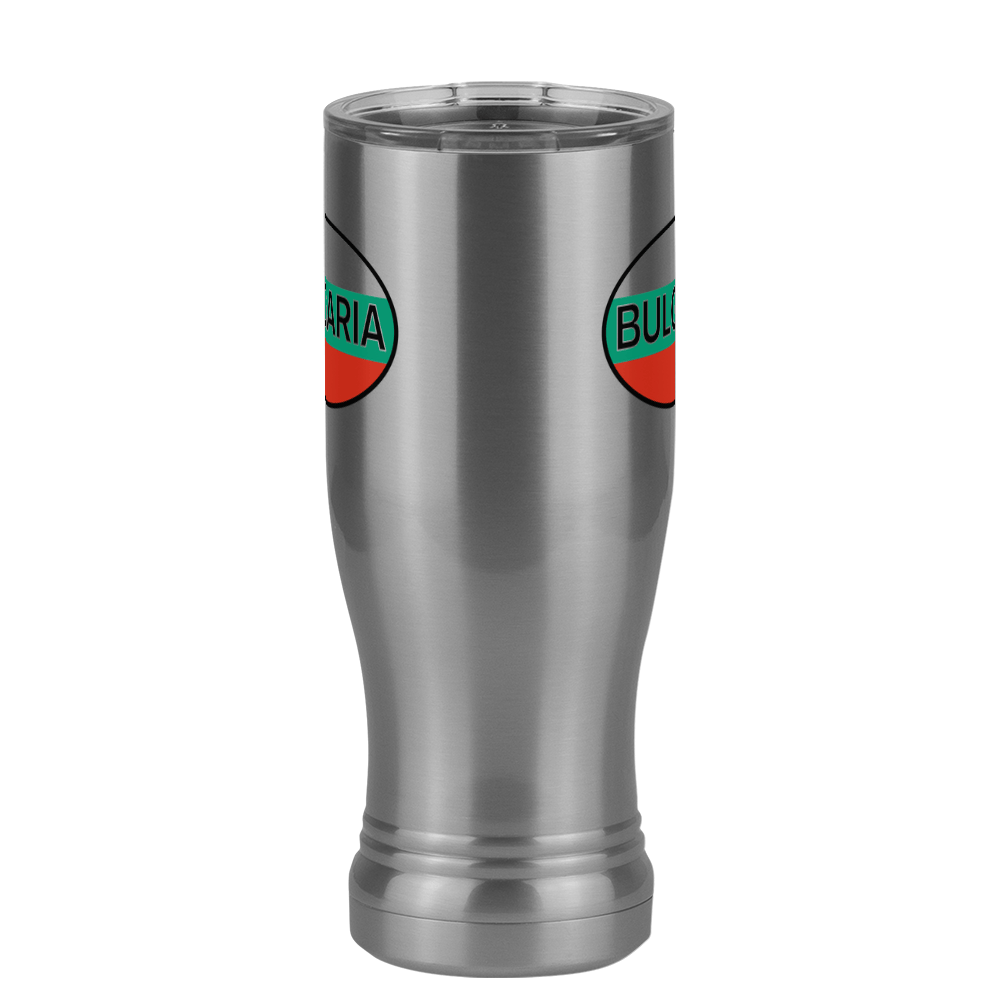 Euro Oval Pilsner Tumbler (14 oz) - Bulgaria - Front View