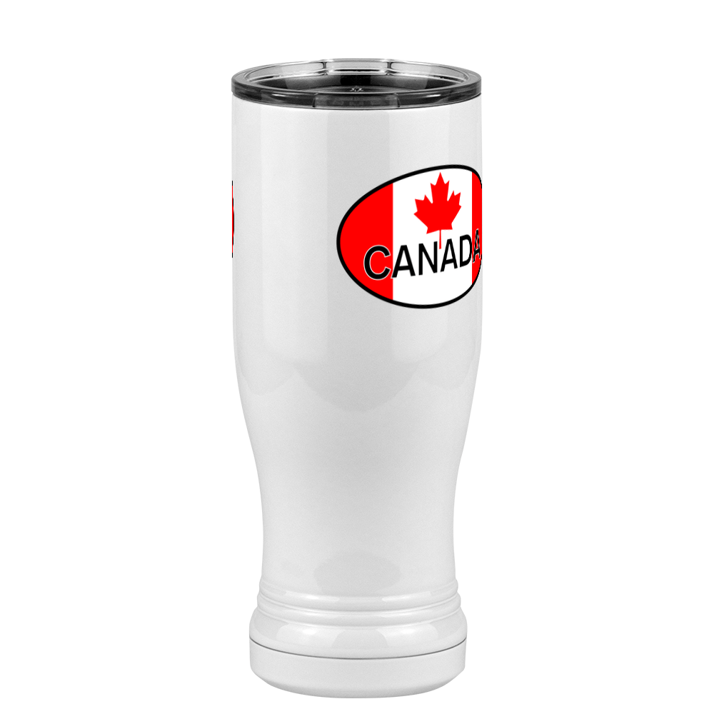 Euro Oval Pilsner Tumbler (14 oz) - Canada - Front Right View