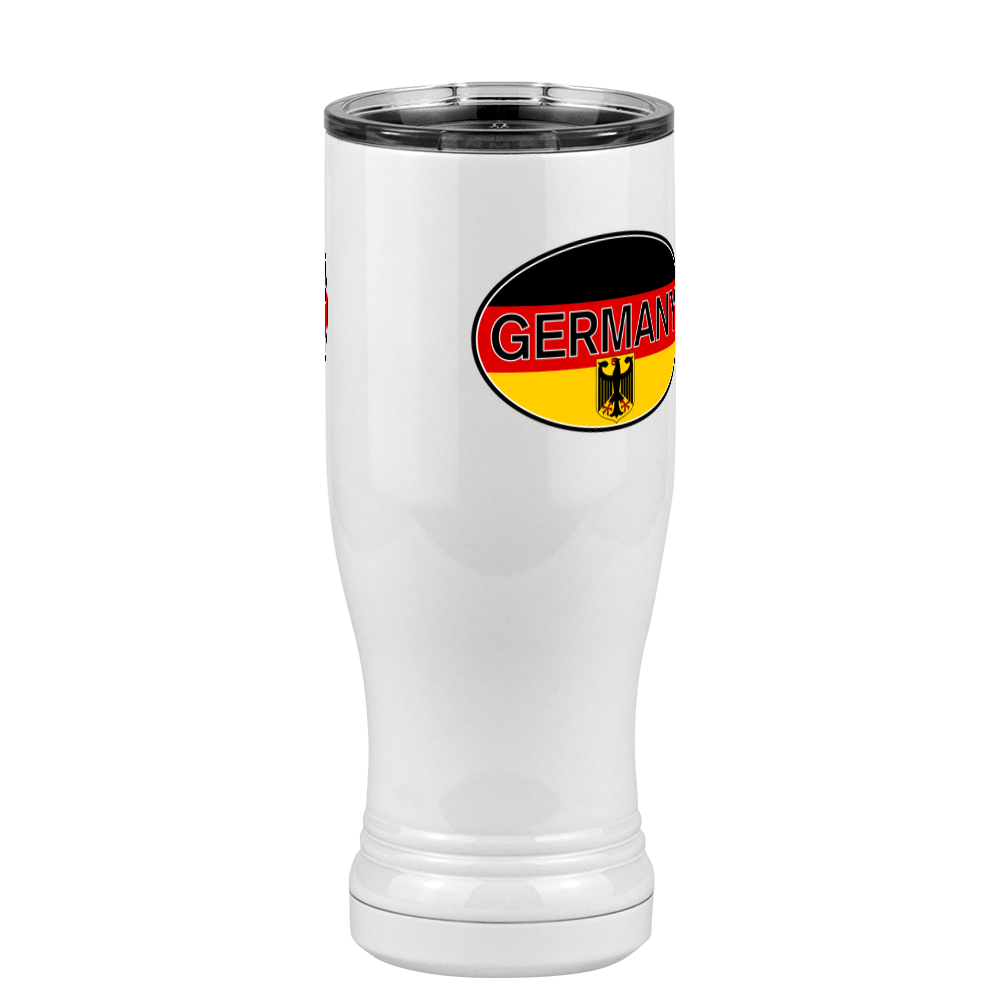 Euro Oval Pilsner Tumbler (14 oz) - Germany - Front Right View