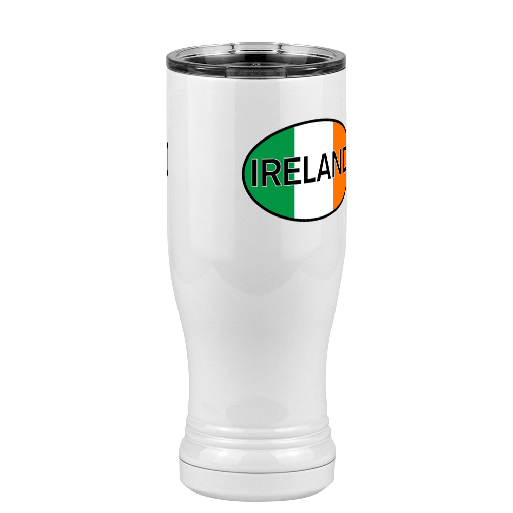 Euro Oval Pilsner Tumbler (14 oz) - Ireland - Front Right View