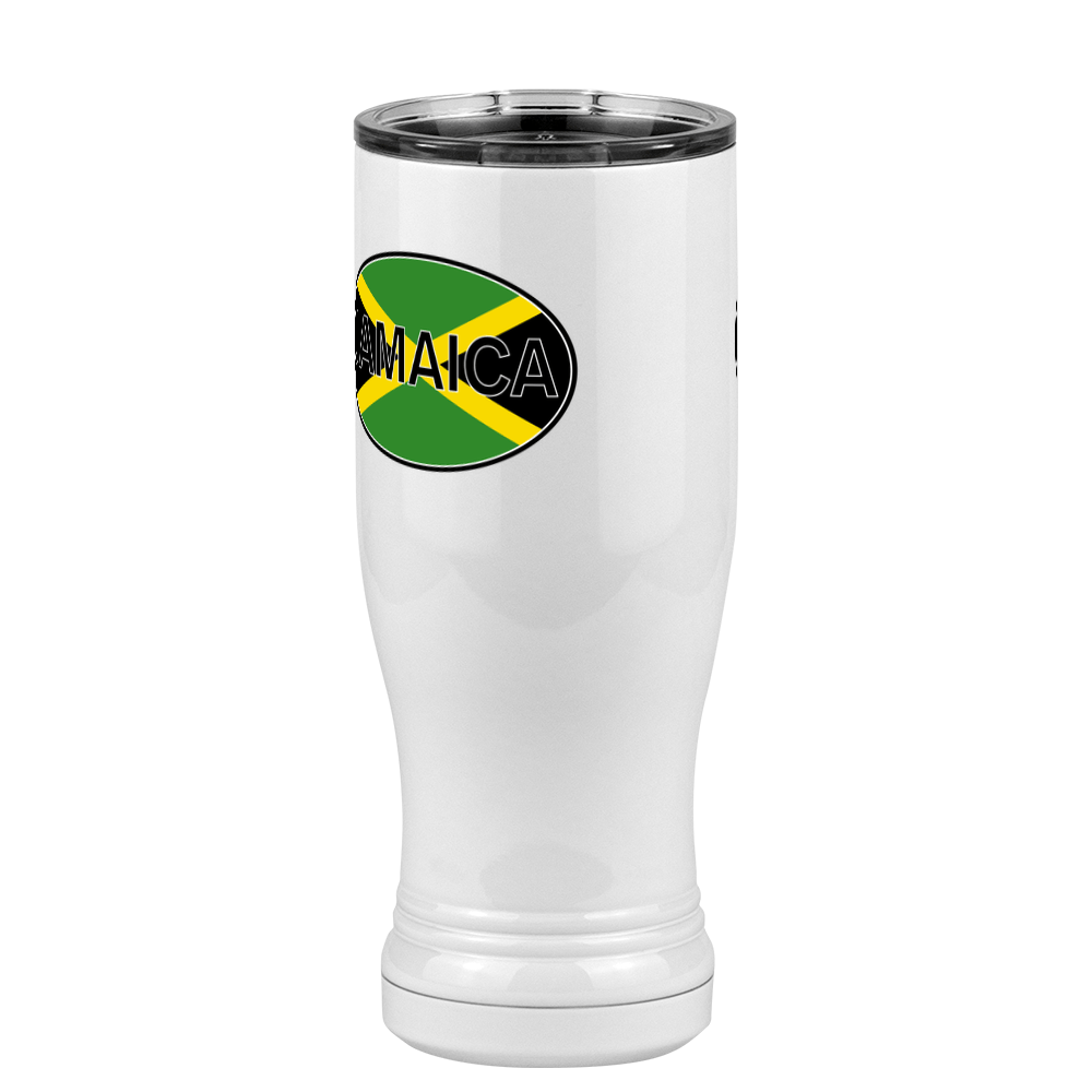 Euro Oval Pilsner Tumbler (14 oz) - Jamaica - Front Left View