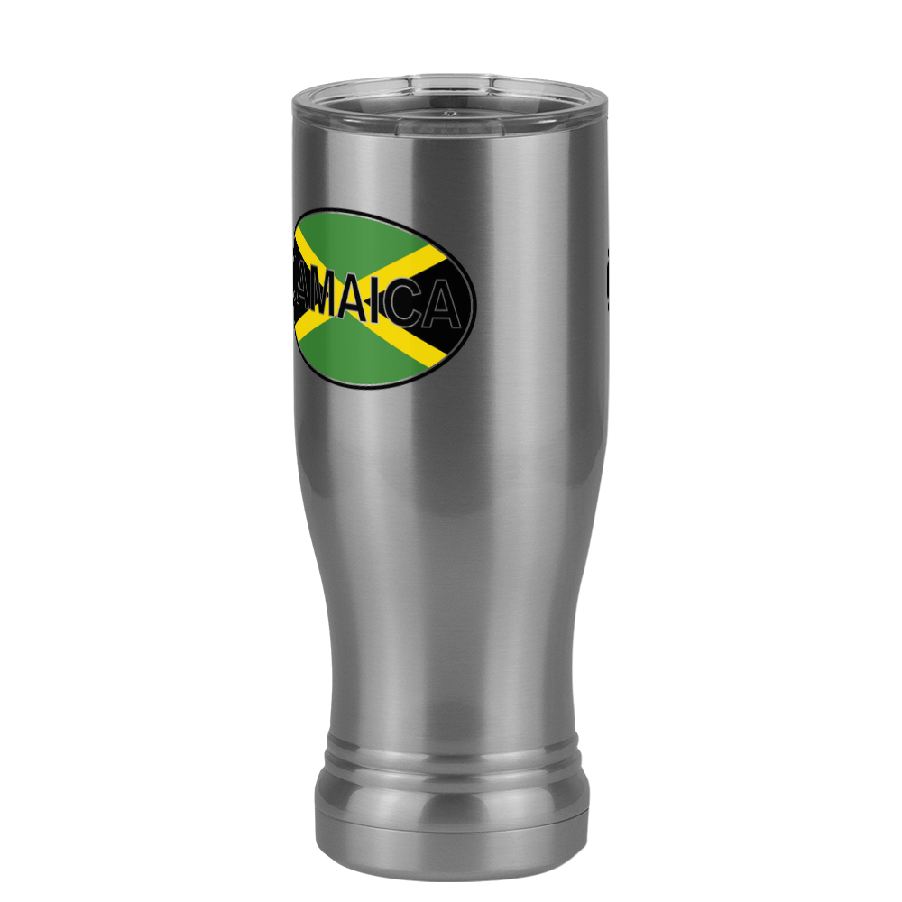 Euro Oval Pilsner Tumbler (14 oz) - Jamaica - Front Left View