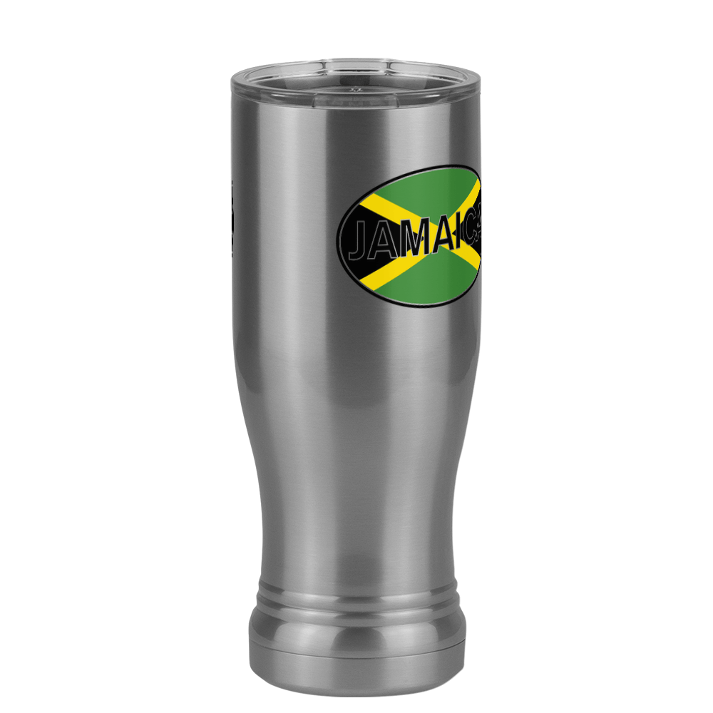 Euro Oval Pilsner Tumbler (14 oz) - Jamaica - Front Right View