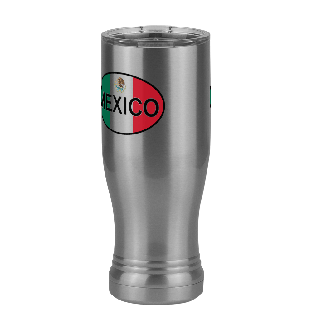 Euro Oval Pilsner Tumbler (14 oz) - Mexico - Front Left View