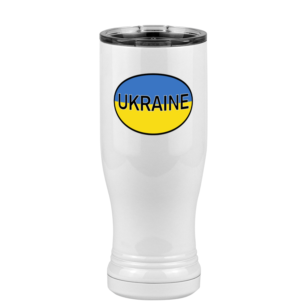 Euro Oval Pilsner Tumbler (14 oz) - Ukraine - Right View