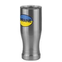 Thumbnail for Euro Oval Pilsner Tumbler (14 oz) - Ukraine - Front Left View
