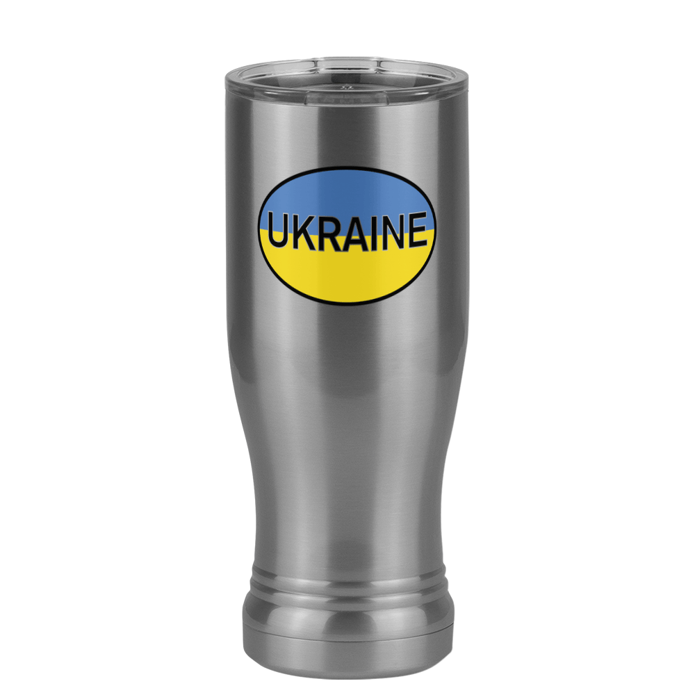 Euro Oval Pilsner Tumbler (14 oz) - Ukraine - Right View
