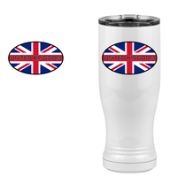 Thumbnail for Euro Oval Pilsner Tumbler (14 oz) - United Kingdom - Design View